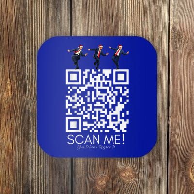 Qr Scan Me President Qr Trump Dancing Hat Coaster