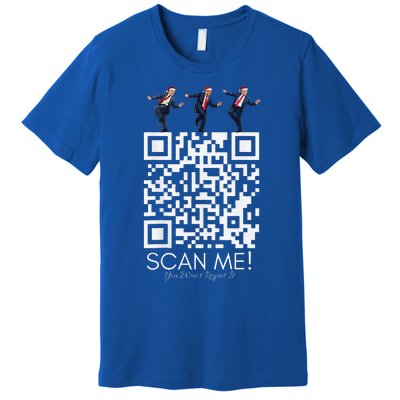 Qr Scan Me President Qr Trump Dancing Hat Premium T-Shirt