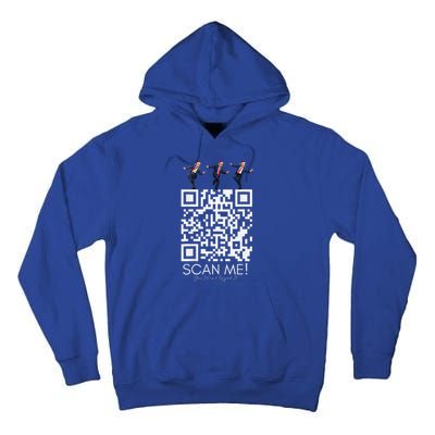 Qr Scan Me President Qr Trump Dancing Hat Tall Hoodie