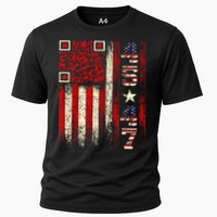 Qr Scan Me President Trump 4547 Trump Dancing Code Cooling Performance Crew T-Shirt