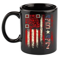 Qr Scan Me President Trump 4547 Trump Dancing Code 11oz C Handle Ceramic Mug