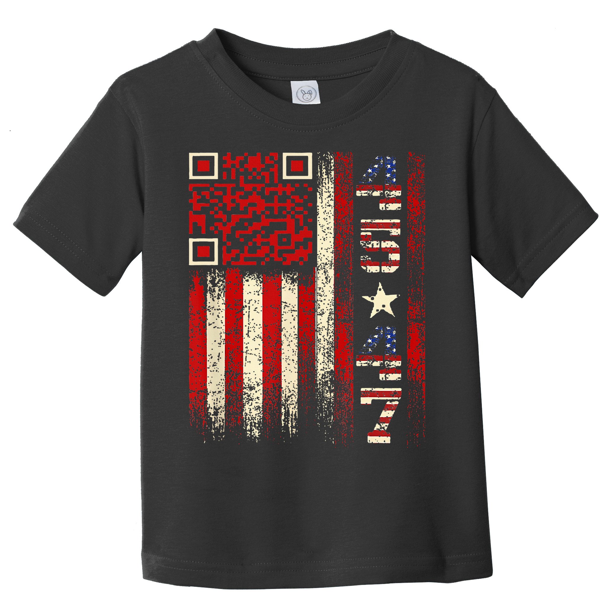 Qr Scan Me President Trump 4547 Trump Dancing Code Toddler T-Shirt