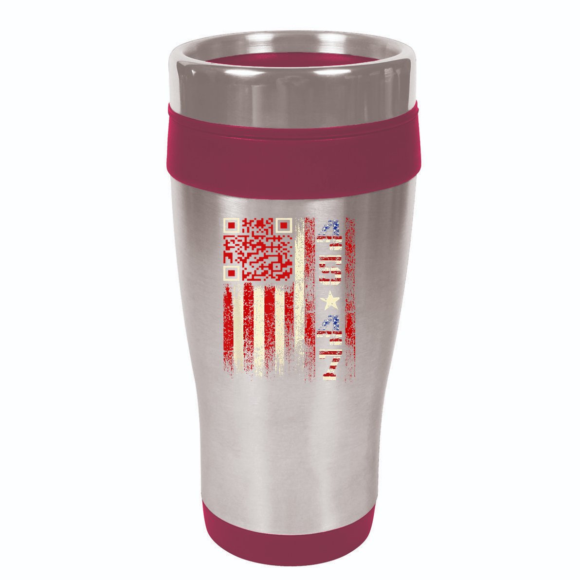 Qr Scan Me President Trump 4547 Trump Dancing Code 16oz Travel Tumbler