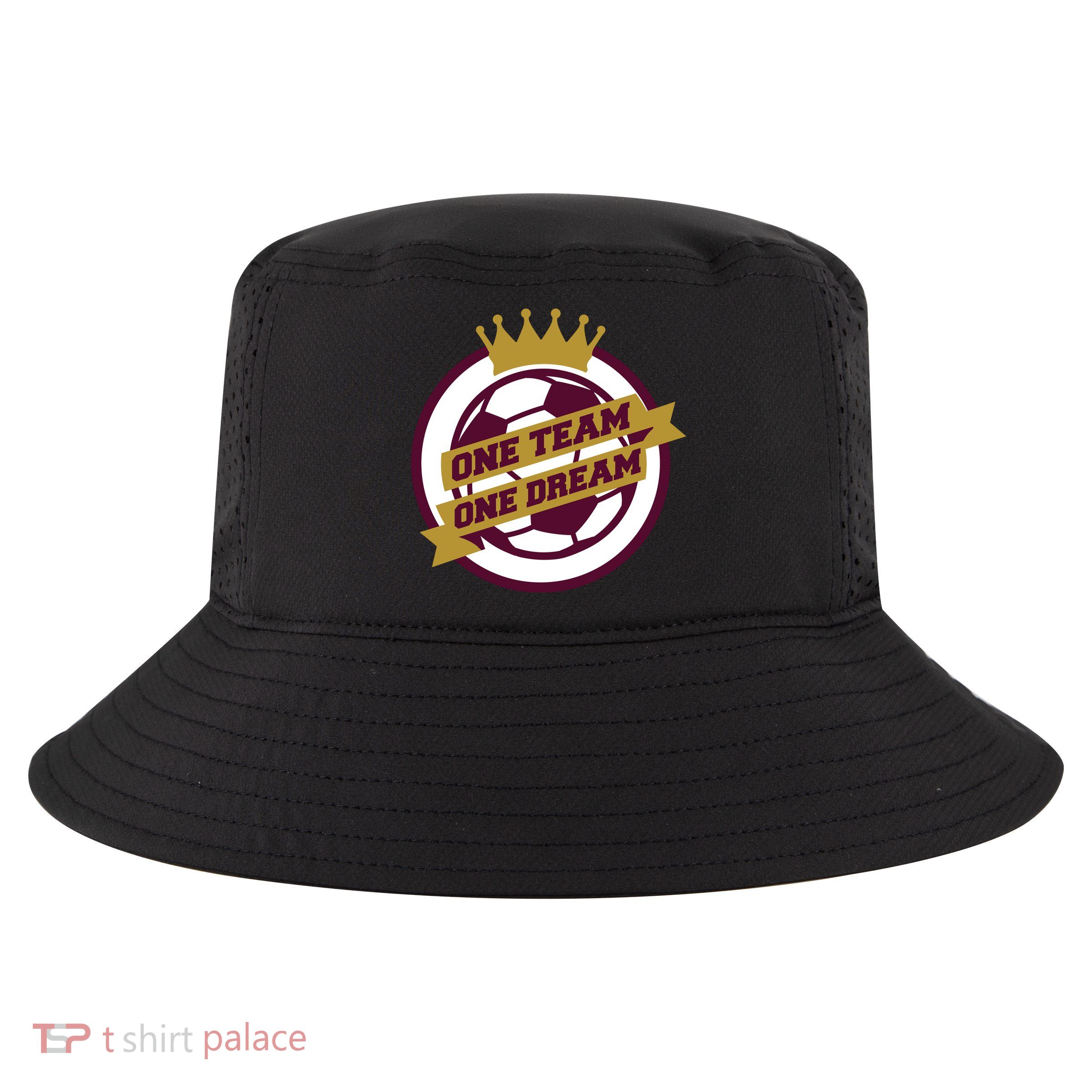 Qatar Soccer One Team One Dream Cool Comfort Performance Bucket Hat