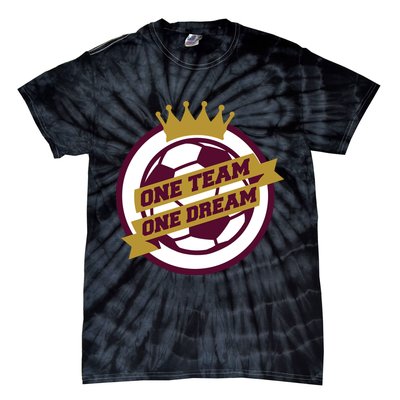 Qatar Soccer One Team One Dream Tie-Dye T-Shirt