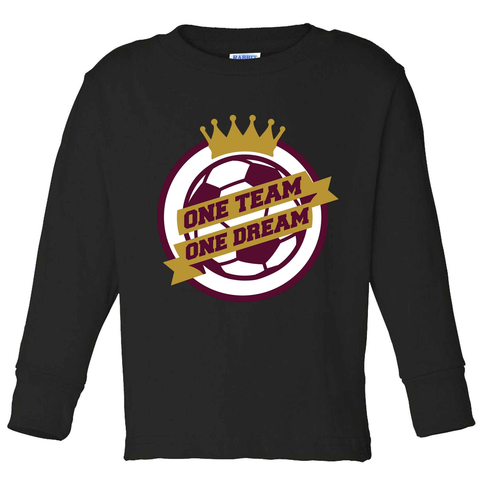 Qatar Soccer One Team One Dream Toddler Long Sleeve Shirt