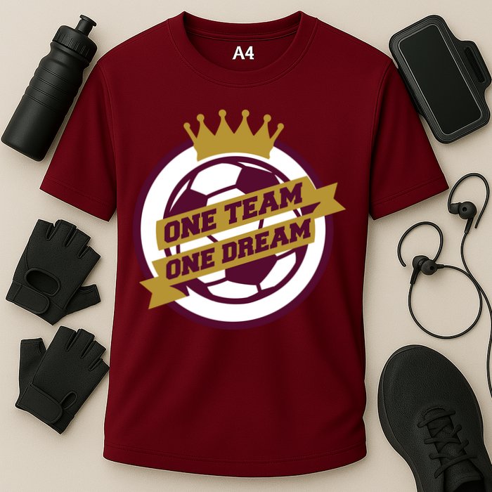 Qatar Soccer One Team One Dream Cooling Performance Crew T-Shirt