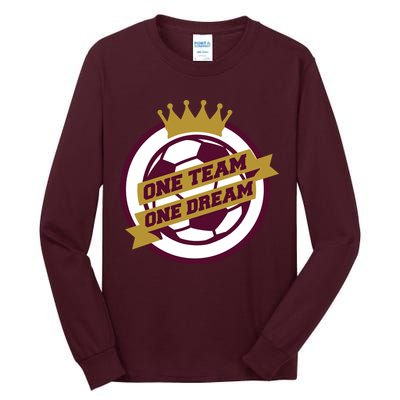 Qatar Soccer One Team One Dream Tall Long Sleeve T-Shirt