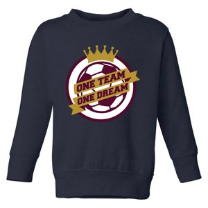 Qatar Soccer One Team One Dream Toddler Sweatshirt