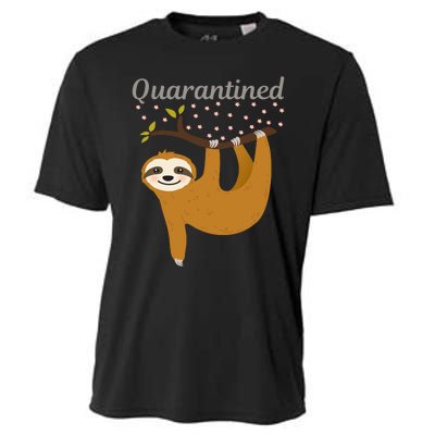 Quarantined Sloth Cooling Performance Crew T-Shirt