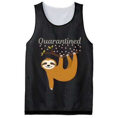 Quarantined Sloth Mesh Reversible Basketball Jersey Tank