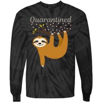 Quarantined Sloth Tie-Dye Long Sleeve Shirt