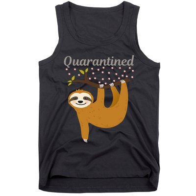 Quarantined Sloth Tank Top