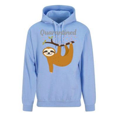 Quarantined Sloth Unisex Surf Hoodie