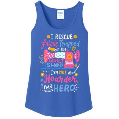 Quilting Sewing Quilt Shop Gift Ladies Essential Tank