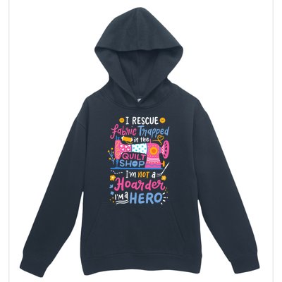 Quilting Sewing Quilt Shop Gift Urban Pullover Hoodie