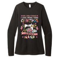 Quilting Sewing Quilt Nana Funny Sayings Womens CVC Long Sleeve Shirt