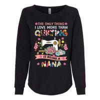 Quilting Sewing Quilt Nana Funny Sayings Womens California Wash Sweatshirt