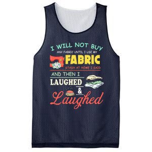 Quilting Sewing Sayings Gift For Sewer & Quilter Mesh Reversible Basketball Jersey Tank