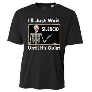 Quiet Spanish Teacher Halloween Costume Cooling Performance Crew T-Shirt