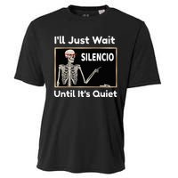 Quiet Spanish Teacher Halloween Costume Cooling Performance Crew T-Shirt