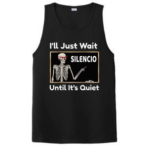 Quiet Spanish Teacher Halloween Costume PosiCharge Competitor Tank