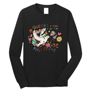 Queers Stand With Palestine Long Sleeve Shirt