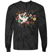 Queers Stand With Palestine Tie-Dye Long Sleeve Shirt