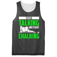 Quit Talking And Start Chalking Mesh Reversible Basketball Jersey Tank