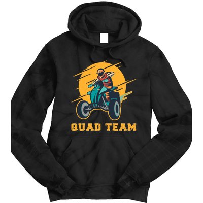 Quad Team All Terrain Vehicle ATV Premium Tie Dye Hoodie