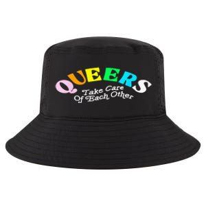 Queers Take Cares Of Each Others LGBT Pride Gay Lesbian Cool Comfort Performance Bucket Hat