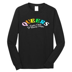 Queers Take Cares Of Each Others LGBT Pride Gay Lesbian Long Sleeve Shirt