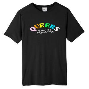 Queers Take Cares Of Each Others LGBT Pride Gay Lesbian Tall Fusion ChromaSoft Performance T-Shirt