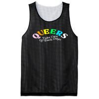 Queers Take Cares Of Each Others LGBT Pride Gay Lesbian Mesh Reversible Basketball Jersey Tank