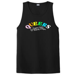 Queers Take Cares Of Each Others LGBT Pride Gay Lesbian PosiCharge Competitor Tank