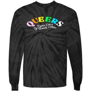 Queers Take Cares Of Each Others LGBT Pride Gay Lesbian Tie-Dye Long Sleeve Shirt