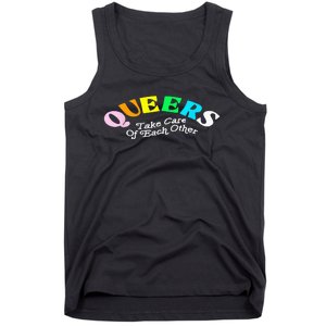 Queers Take Cares Of Each Others LGBT Pride Gay Lesbian Tank Top