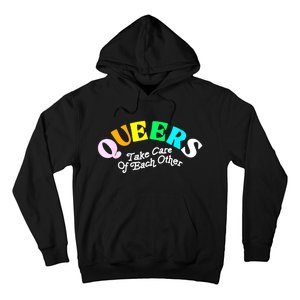 Queers Take Cares Of Each Others LGBT Pride Gay Lesbian Hoodie