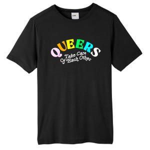 Queers Take Cares Of Each Others LGBT Pride Gay Lesbian Tall Fusion ChromaSoft Performance T-Shirt