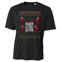 Qr Trump Dance Code President Dance Code Christmas Dance Fun Cooling Performance Crew T-Shirt