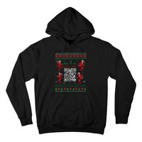 Qr Trump Dance Code President Dance Code Christmas Dance Fun Hoodie