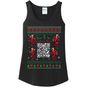 Qr Trump Dance Code President Dance Code Christmas Dance Fun Ladies Essential Tank