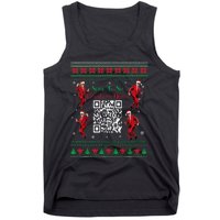 Qr Trump Dance Code President Dance Code Christmas Dance Fun Tank Top