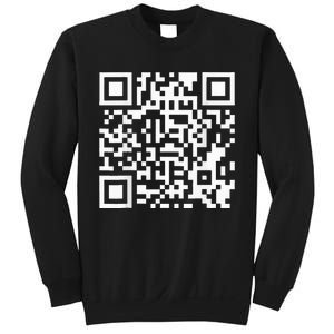 Qr Trump Dance Scan Me Code President Dance Funny Christmas Sweatshirt