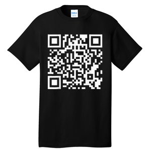 Qr Trump Dance Scan Me Code President Dance Funny Christmas Tall T-Shirt