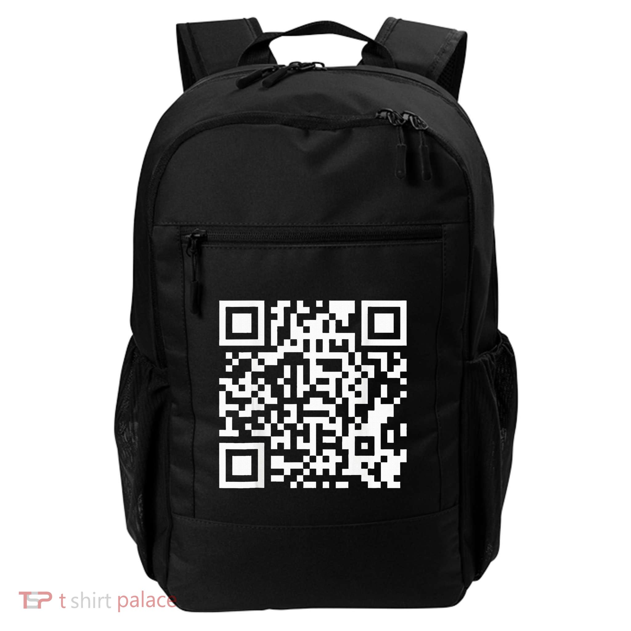 Qr Trump Dance Scan Me Code President Dance Funny Christmas Daily Commute Backpack