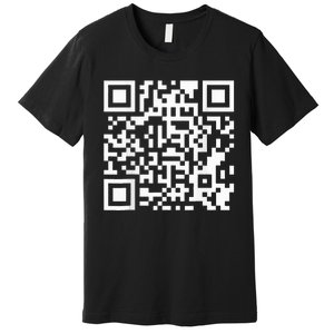 Qr Trump Dance Scan Me Code President Dance Funny Christmas Premium T-Shirt