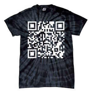 Qr Trump Dance Scan Me Code President Dance Funny Christmas Tie-Dye T-Shirt