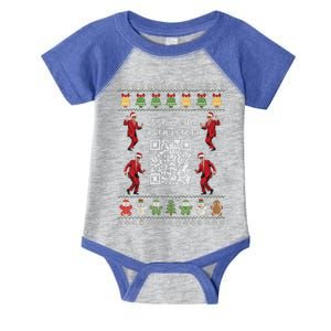 Qr Trump Dance Code President Scan For Instruction Xmas Infant Baby Jersey Bodysuit