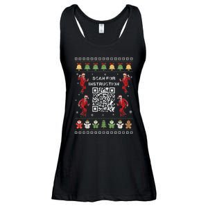 Qr Trump Dance Code President Scan For Instruction Christmas Ladies Essential Flowy Tank